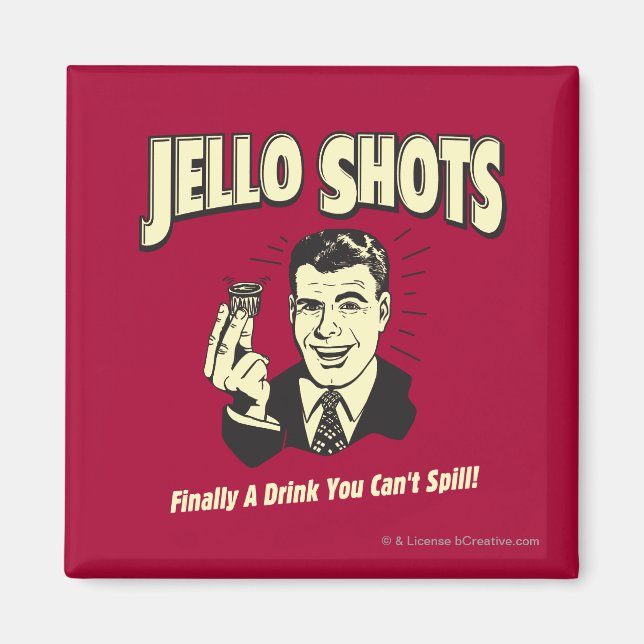 Jello Shots: Drick att du inte kan spill Magnet (Framsidan)
