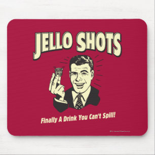 Jello Shots: Drick att du inte kan spill Musmatta