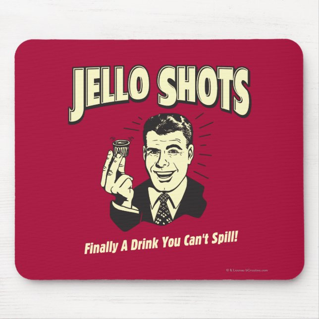 Jello Shots: Drick att du inte kan spill Musmatta (Framsidan)