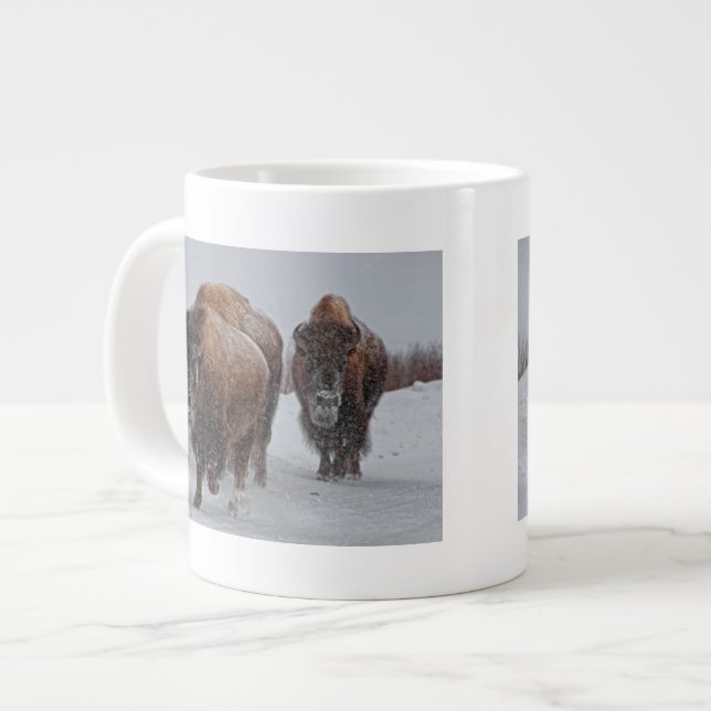 Jellowstone Bison Jumbo Mugg (Framsida vänster)