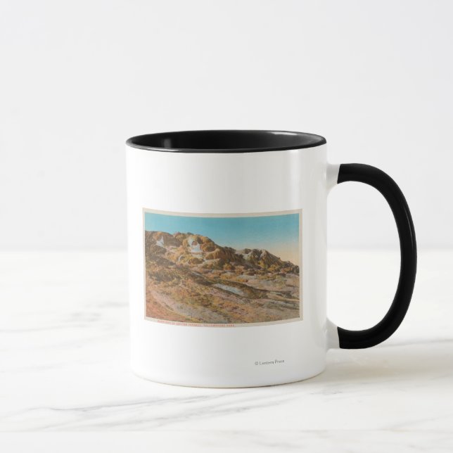 Jellowstone, Jupiter Terrace WYView Mugg (Höger)