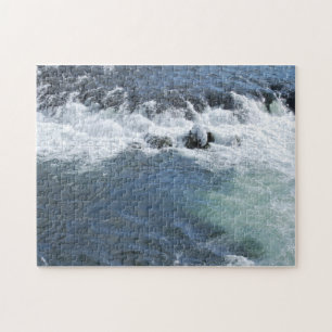 Jellowstone White Vatten River Jigszle Puzzle Pussel