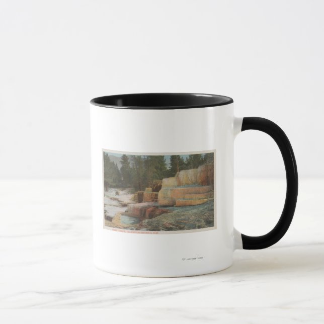 Jellowstone, WYView of Angel Terrace Mugg (Höger)