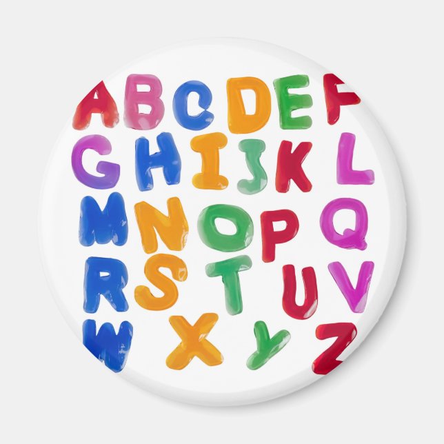 Jelly alphabets magnet (Framsidan)