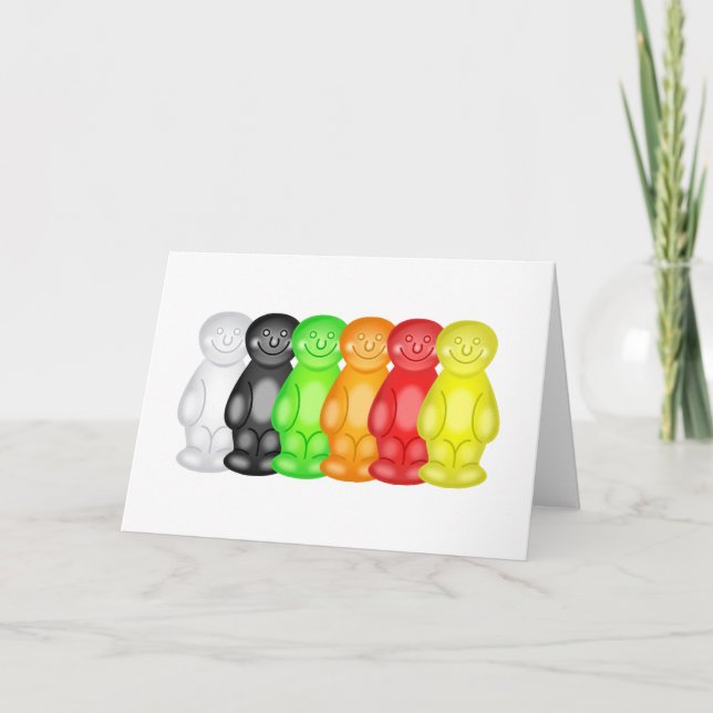 Jelly Baby Gang Kort (Framsida)