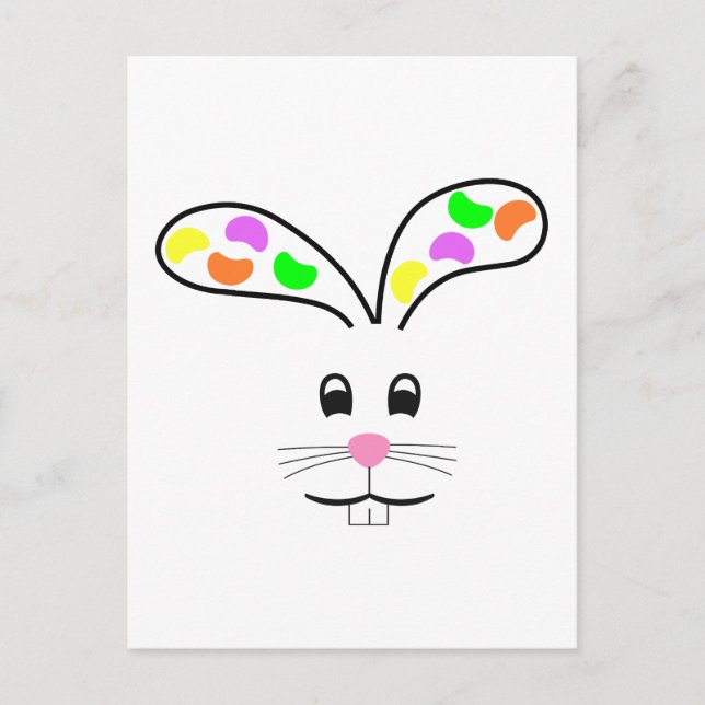 JELLY BEAN BUNNY VYKORT (Framsida)