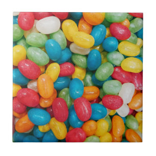 Jelly Bean Candies Colorful Kakelplatta