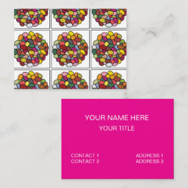 Jelly Bean Colorful Jelly Bean Visitkort
