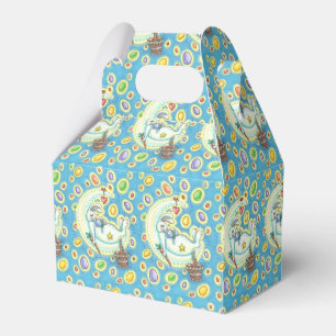JELLY BEAN DREAMS, PÅSKHARE GABLE FAVOR BOX PRESENTASKAR