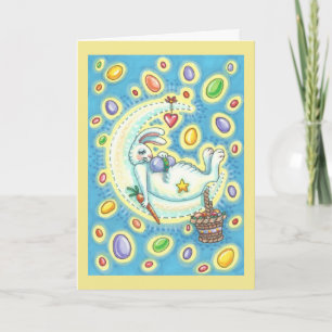 JELLY BEAN DREAMS PÅSKHARE GREETING CARD Verse Helgkort
