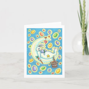 JELLY BEAN DREAMS PÅSKHARE NOTE CARD Blank Helgkort