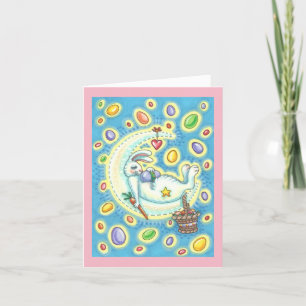 JELLY BEAN DREAMS PÅSKHARE NOTE CARD Verse Helgkort