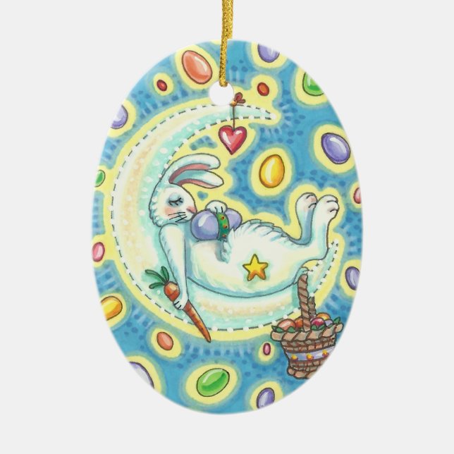 JELLY BEAN DREAMS PÅSKHARE ORNAMENT Oval (Framsidan)