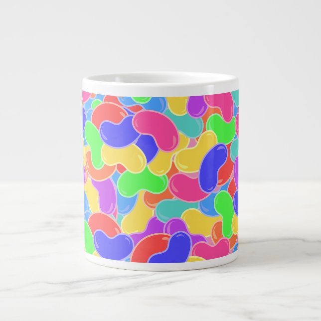 Jelly Bean Explosion Jumbo Mugg (Framsidan)