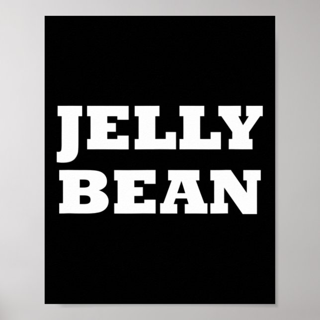 Jelly Bean Halloween Easy Costume Cute Roligt Part Poster (Framsidan)