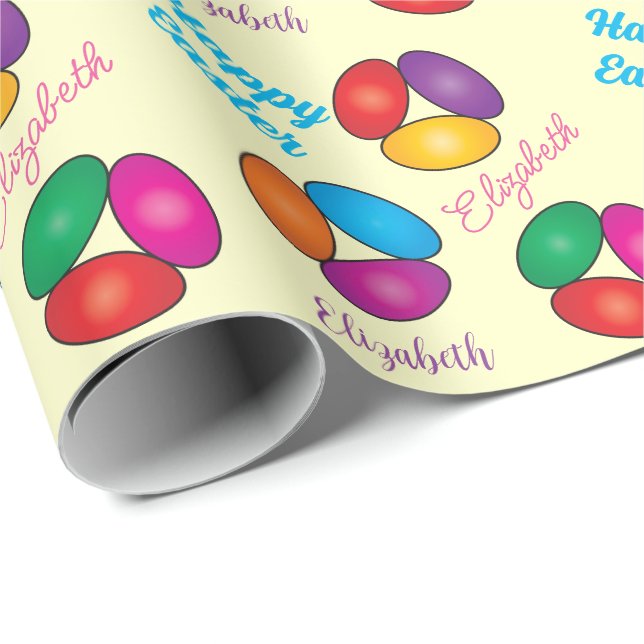 Jelly Bean Påsk Candy Presentpapper (Rullad Hörn)