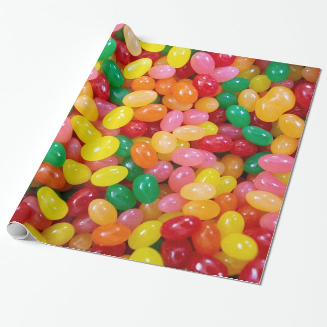 Jelly Bean Photo Presentpapper (Utrullad)
