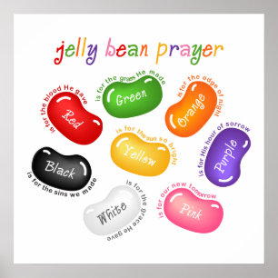 Jelly Bean Prayer Poster Skriv ut
