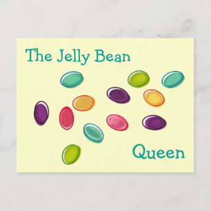 Jelly Bean Queen Påsk Card Helg Vykort