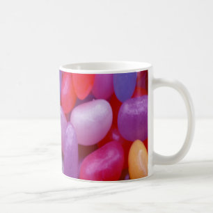 Jelly Bean rosa och blå Kaffemugg