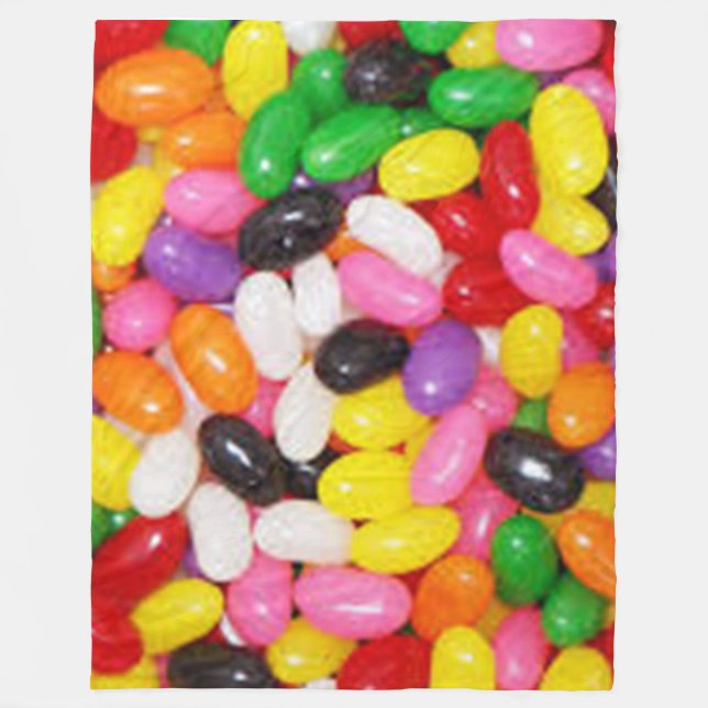 JELLY BEANS Fleece Blanket (Framsidan)