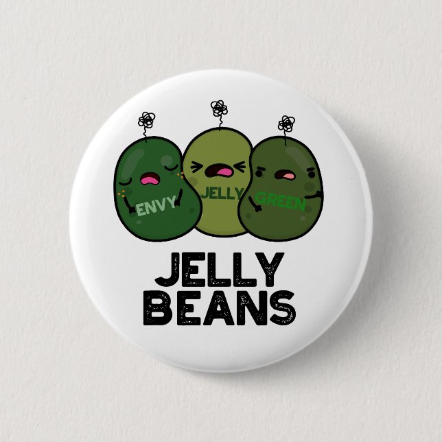 Jelly Beans Funny Jeverse Candy Pun Knapp (Framsida)