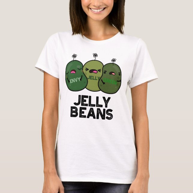 Jelly Beans Funny Jeverse Candy Pun T Shirt (Framsida)