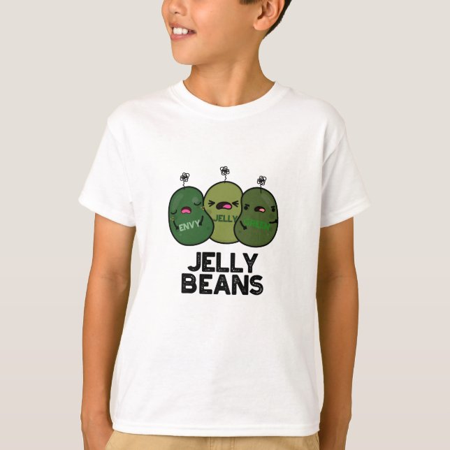 Jelly Beans Funny Jeverse Candy Pun T Shirt (Framsida)