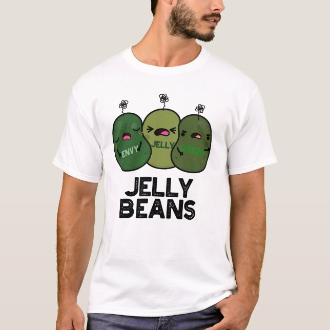 Jelly Beans Funny Jeverse Candy Pun T Shirt (Framsida)