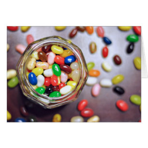 Jelly Beans Hälsningskort