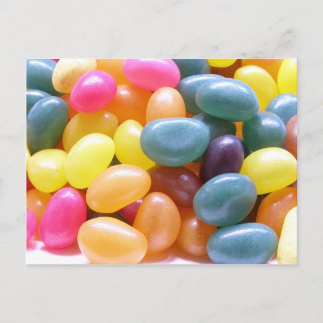 Jelly beans vykort (Framsida)