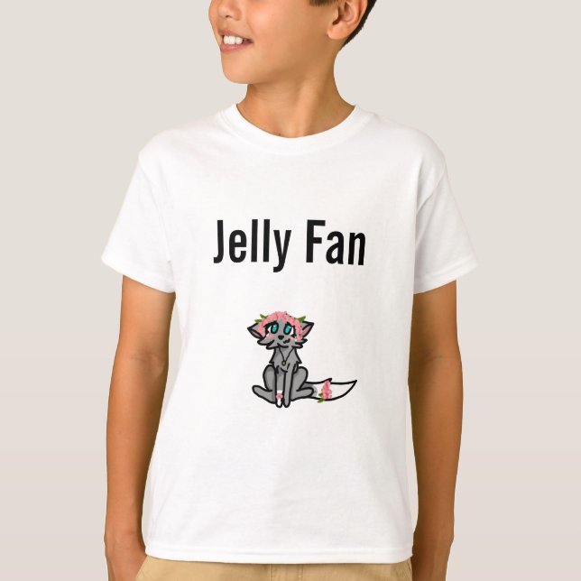 Jelly Bird Kids T-Shirt White Jelly Fläkt (Framsida)