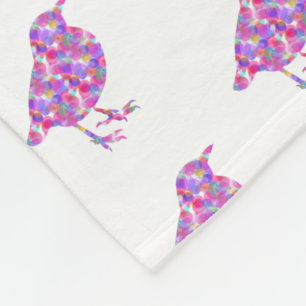 Jelly Birds Flebit Blanket Fleecefilt