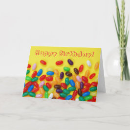 Jelly bönans grattis på födelsedagen för barn kort
