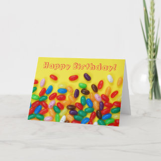 Jelly bönans grattis på födelsedagen för barn kort