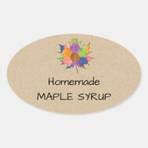 Jelly Burk Homemade Maple Syrup Sticker