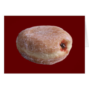 Jelly Filled Donut Hälsningskort