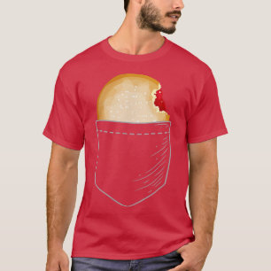 Jelly Filled Donut i Pocket T Shirt