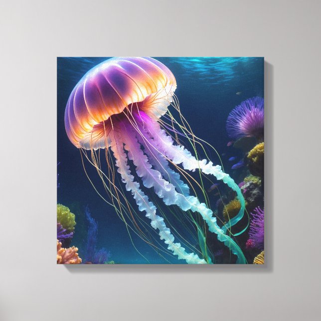 Jelly fish canvas (Framsida)