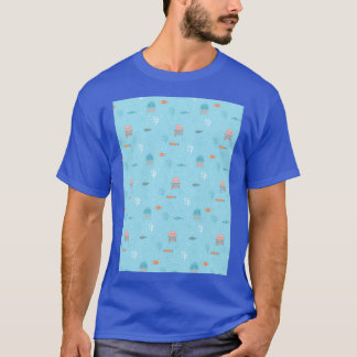 Jelly fish mönster t shirt