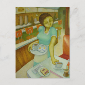 &Jelly för middag Eggs-popup Vykort