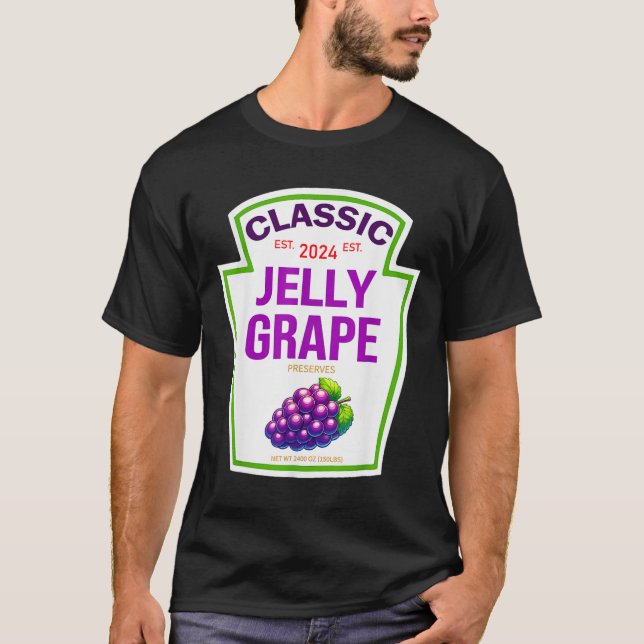 Jelly Grape Halloween 2024 Costume Matching Group T Shirt (Framsida)