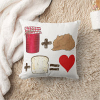 Jelly + peanut Butter + Bread = Kärlek Heart