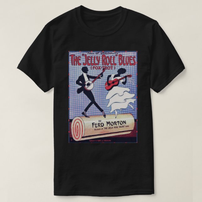 Jelly Roll Blues T Shirt (Design framsida)