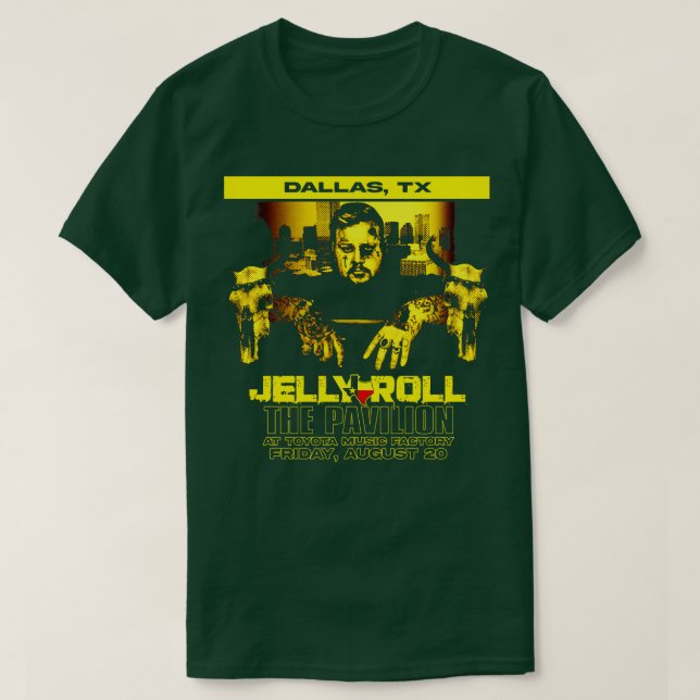 Jelly Roll Dallas TShirt T Shirt (Design framsida)