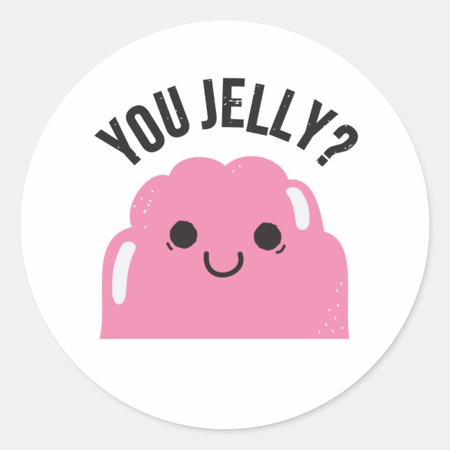 Jelly? Runt Klistermärke (Framsida)