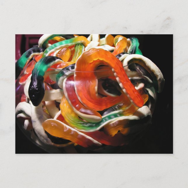 Jelly snakes vykort (Framsida)