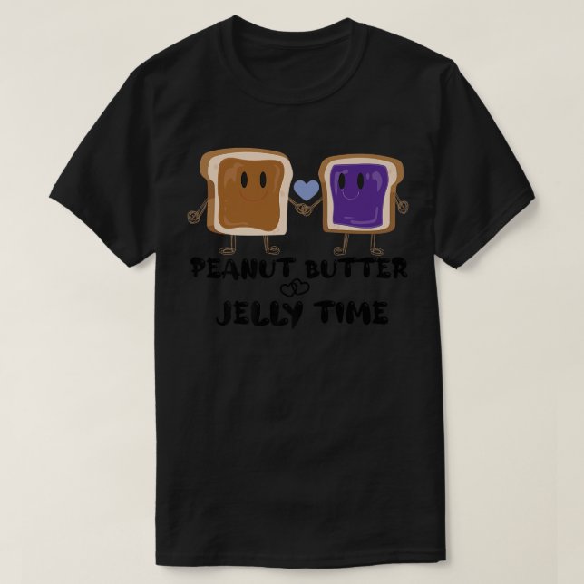 Jelly Time Bff Kärlek Match Perfekt149 T Shirt (Design framsida)
