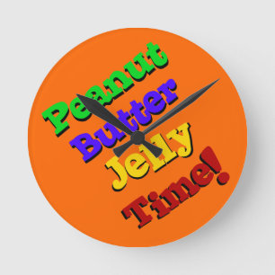 Jelly Time - Clock Rund Klocka