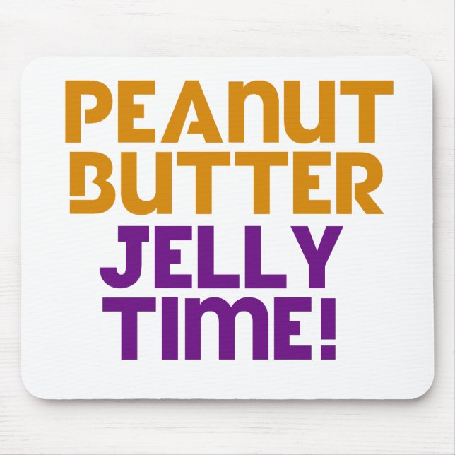 Jelly Time för peanut Butter Musmatta (Framsidan)